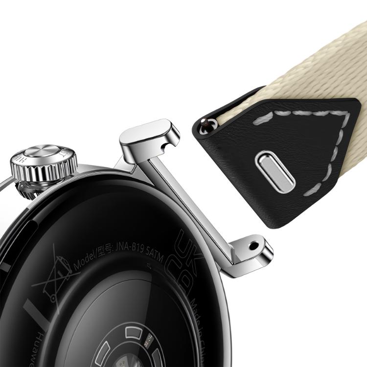 For Huawei Watch GT 5 41mm Quick Release Button Hybrid Braid Watch Band
