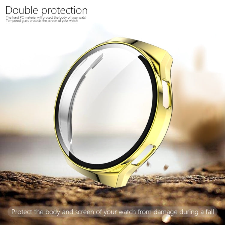 For Huawei Watch GT2e 2 in 1  Tempered Glass Screen Protector + Fully Plating PC Case