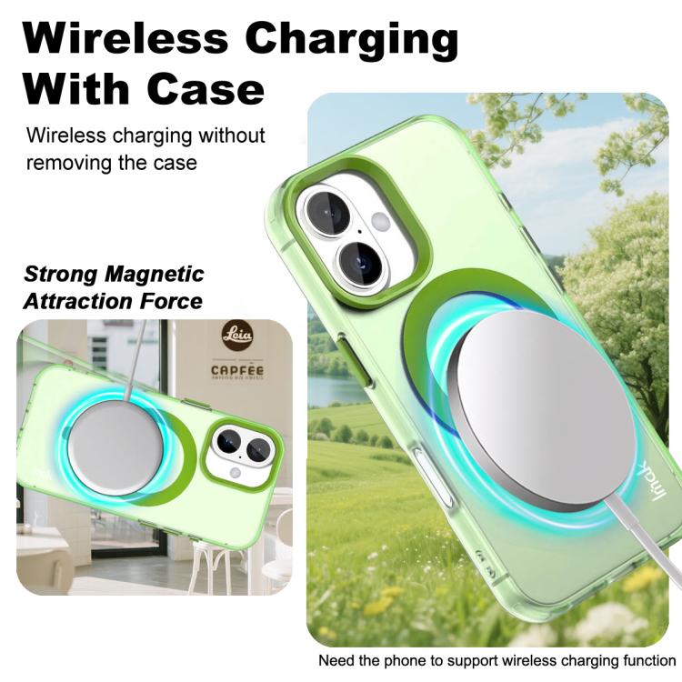 For iPhone 16 Plus IMAK Candy Series Shockproof MagSafe Phone Case