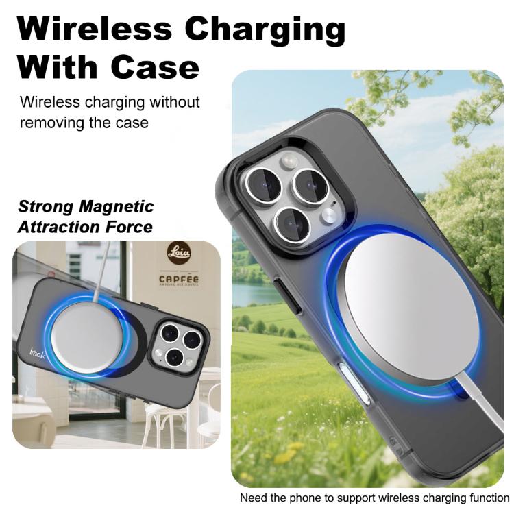 For iPhone 16 Pro IMAK Candy Series Shockproof MagSafe Phone Case