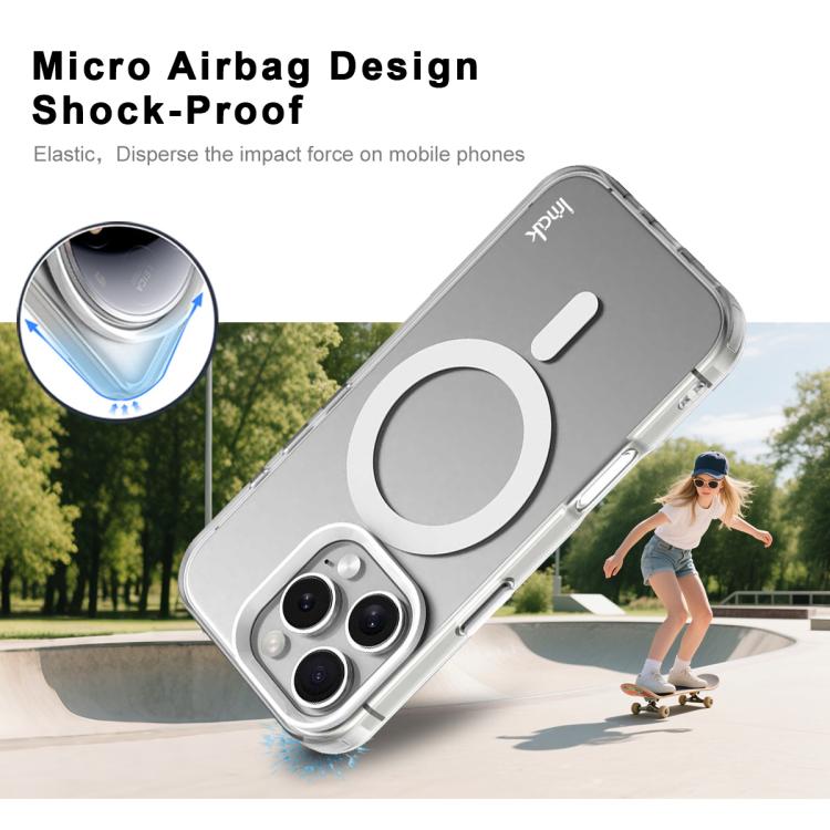 For iPhone 16 Pro IMAK Candy Series Shockproof MagSafe Phone Case