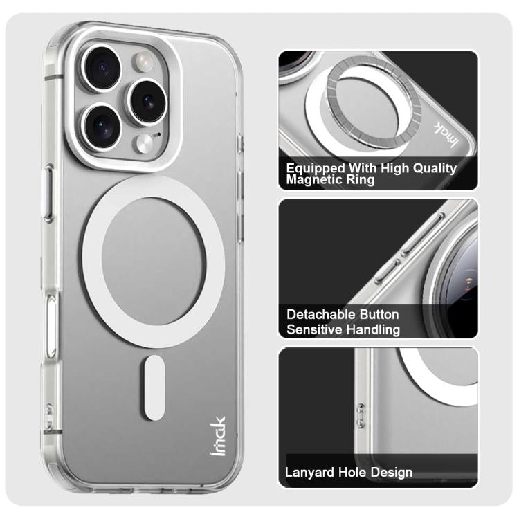 For iPhone 16 Pro IMAK Candy Series Shockproof MagSafe Phone Case
