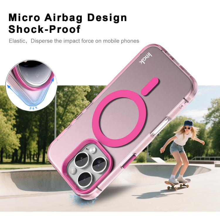 For iPhone 16 Pro IMAK Candy Series Shockproof MagSafe Phone Case