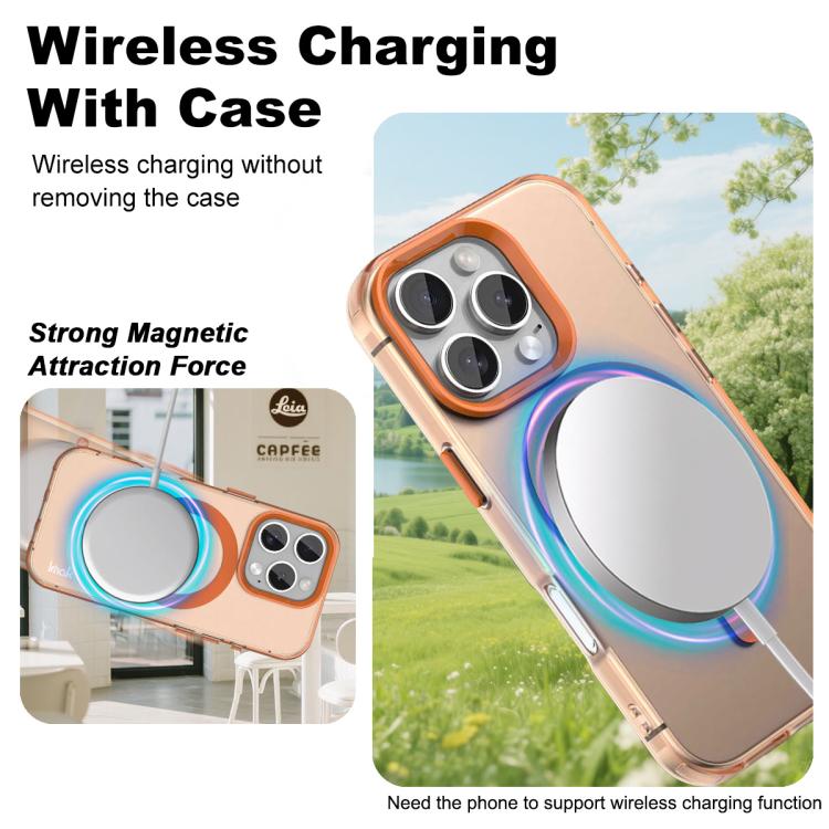 For iPhone 16 Pro IMAK Candy Series Shockproof MagSafe Phone Case