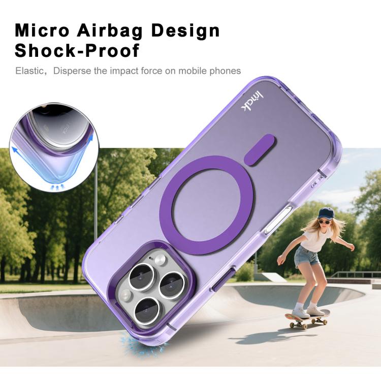 For iPhone 16 Pro IMAK Candy Series Shockproof MagSafe Phone Case