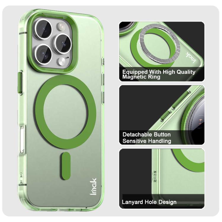 For iPhone 16 Pro Max IMAK Candy Series Shockproof MagSafe Phone Case