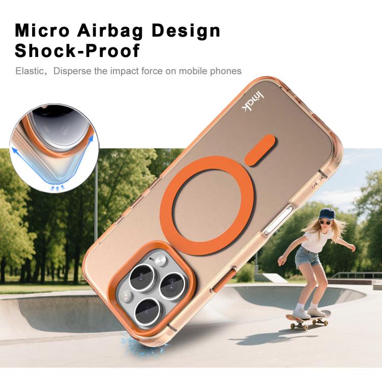 For iPhone 16 Pro Max IMAK Candy Series Shockproof MagSafe Phone Case