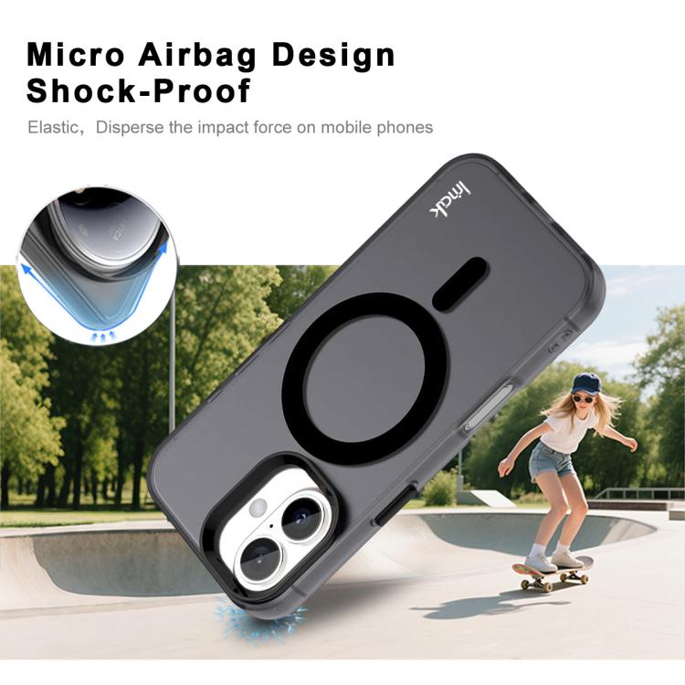 For iPhone 17 IMAK Candy Series Shockproof MagSafe Phone Case