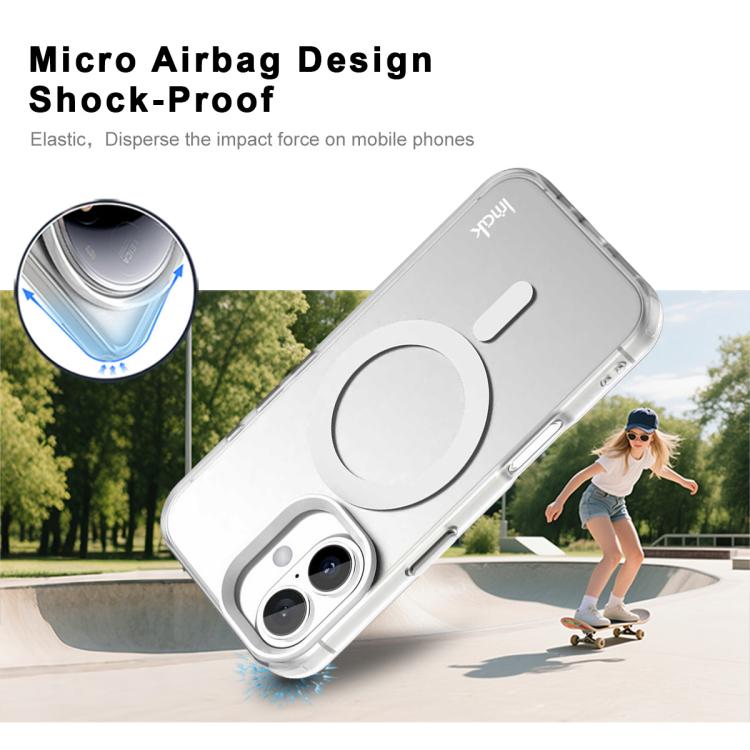 For iPhone 17 IMAK Candy Series Shockproof MagSafe Phone Case