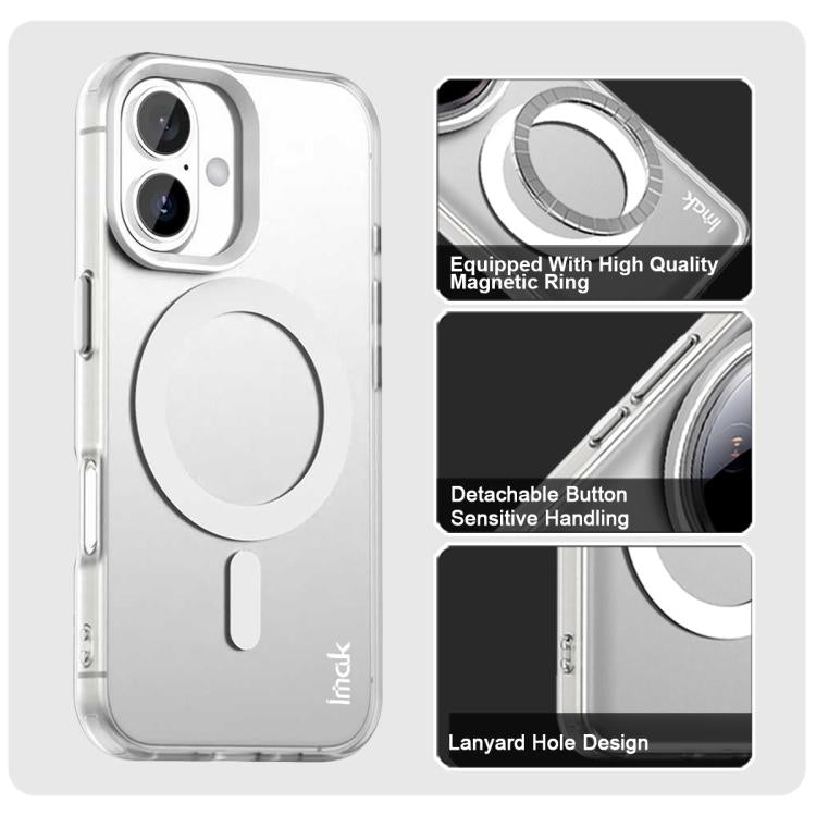 For iPhone 17 IMAK Candy Series Shockproof MagSafe Phone Case