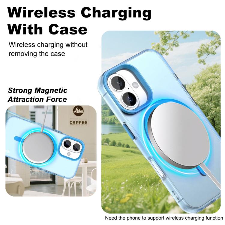 For iPhone 17 IMAK Candy Series Shockproof MagSafe Phone Case