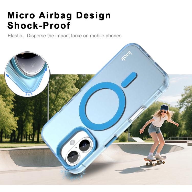 For iPhone 17 IMAK Candy Series Shockproof MagSafe Phone Case