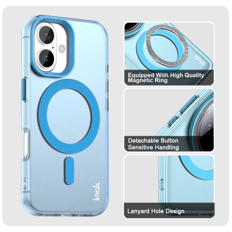 For iPhone 17 IMAK Candy Series Shockproof MagSafe Phone Case