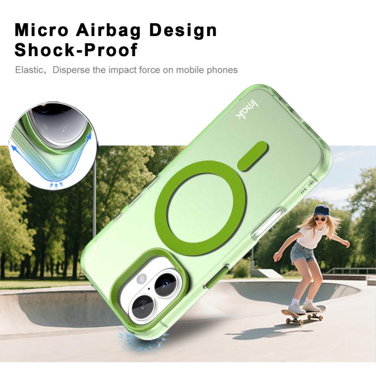 For iPhone 17 IMAK Candy Series Shockproof MagSafe Phone Case