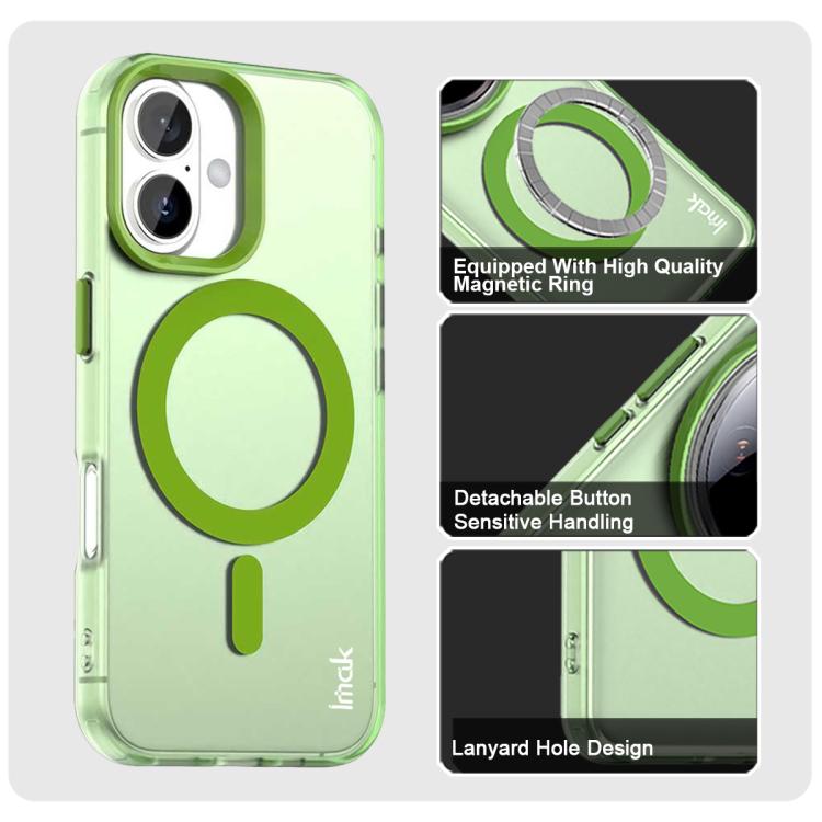 For iPhone 17 IMAK Candy Series Shockproof MagSafe Phone Case