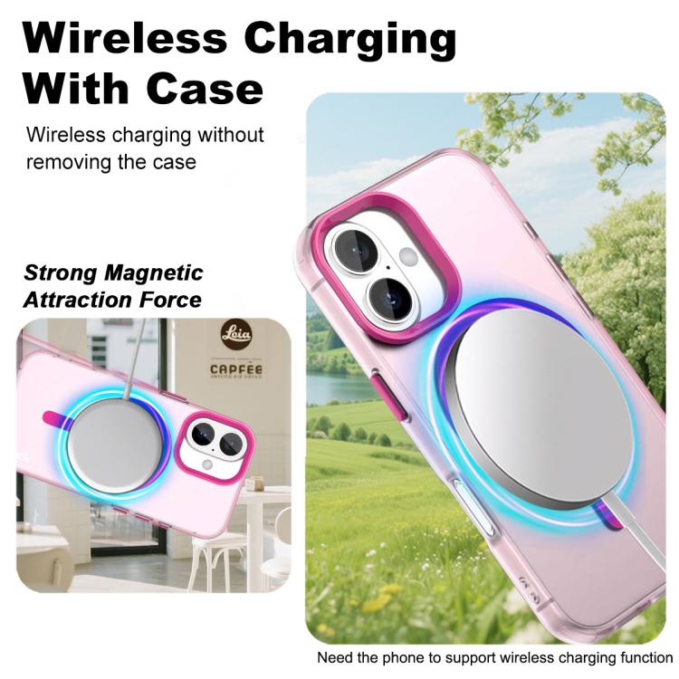 For iPhone 17 IMAK Candy Series Shockproof MagSafe Phone Case