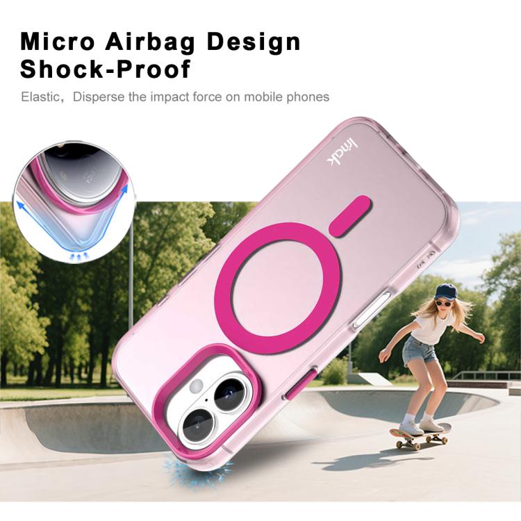 For iPhone 17 IMAK Candy Series Shockproof MagSafe Phone Case