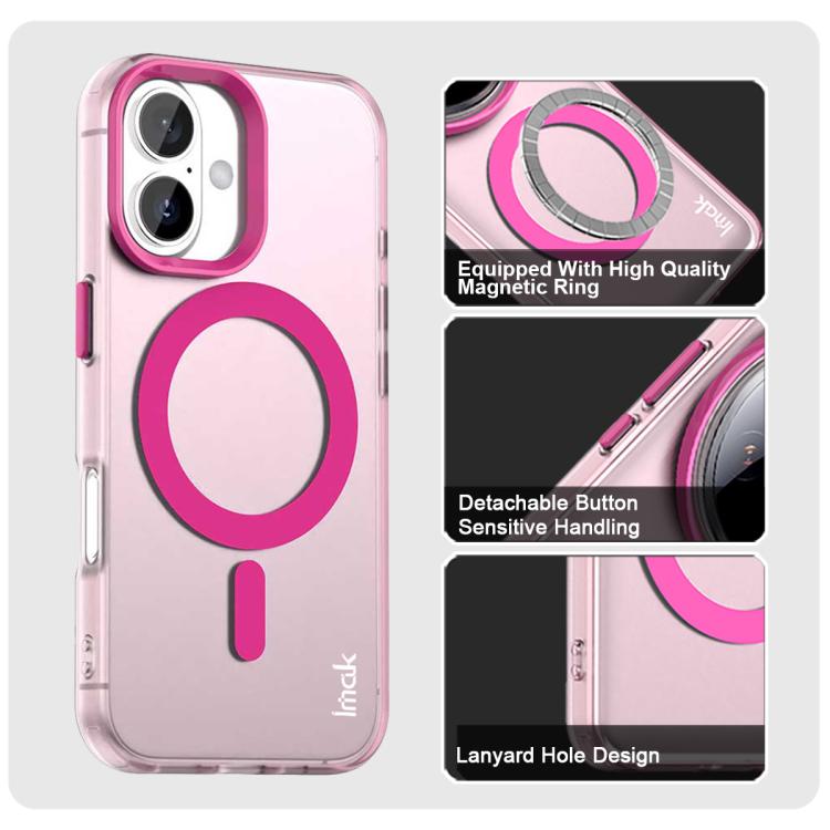 For iPhone 17 IMAK Candy Series Shockproof MagSafe Phone Case