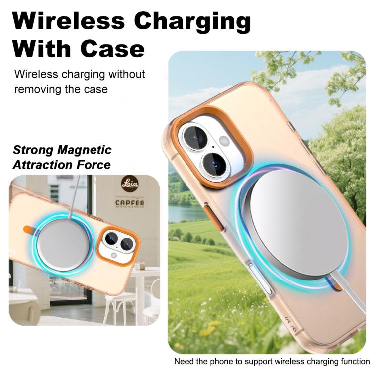 For iPhone 17 IMAK Candy Series Shockproof MagSafe Phone Case