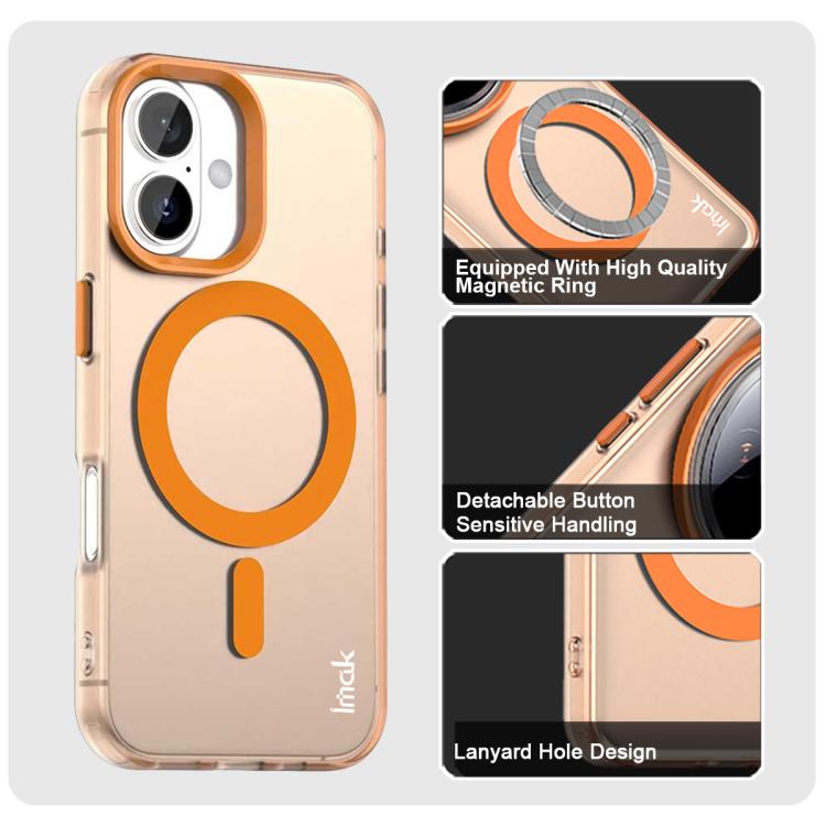 For iPhone 17 IMAK Candy Series Shockproof MagSafe Phone Case