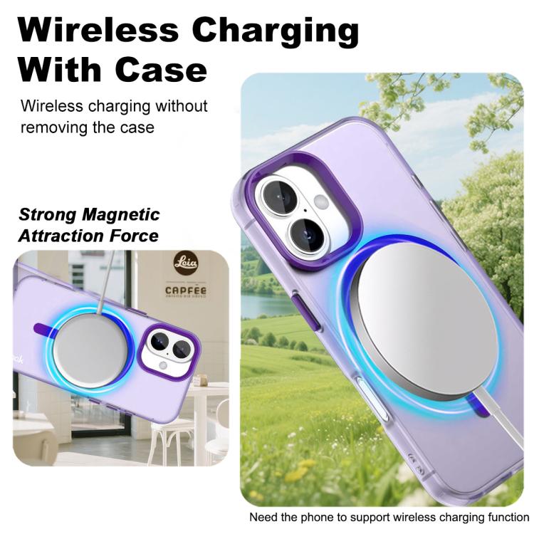 For iPhone 17 IMAK Candy Series Shockproof MagSafe Phone Case