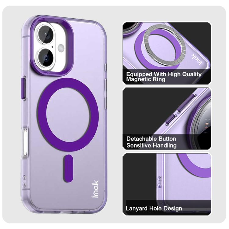 For iPhone 17 IMAK Candy Series Shockproof MagSafe Phone Case
