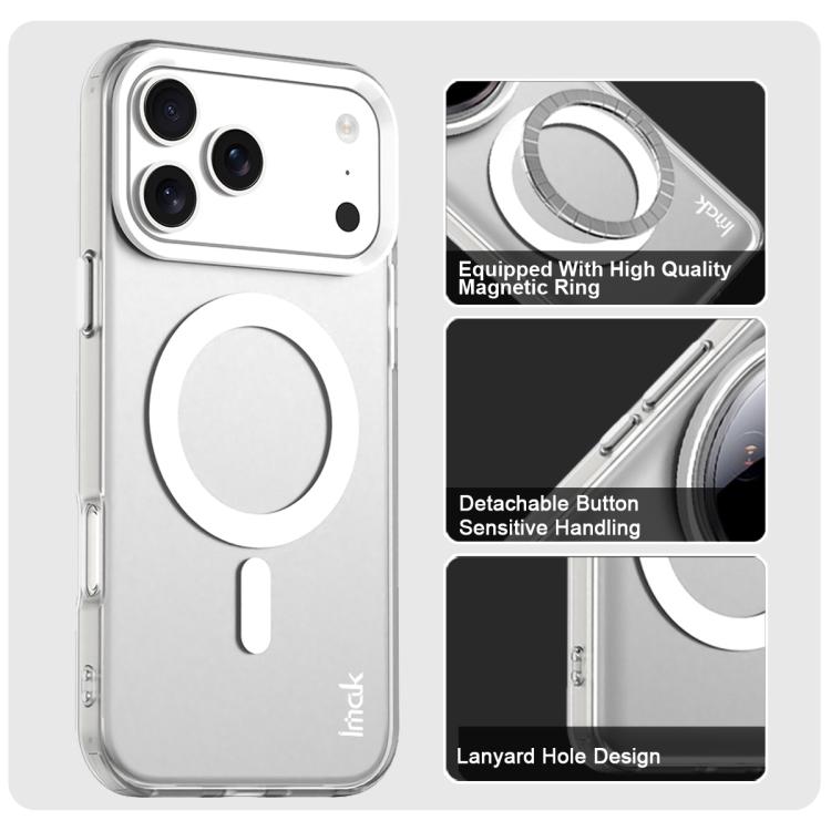 For iPhone 17 Pro Max IMAK Candy Series Shockproof MagSafe Phone Case
