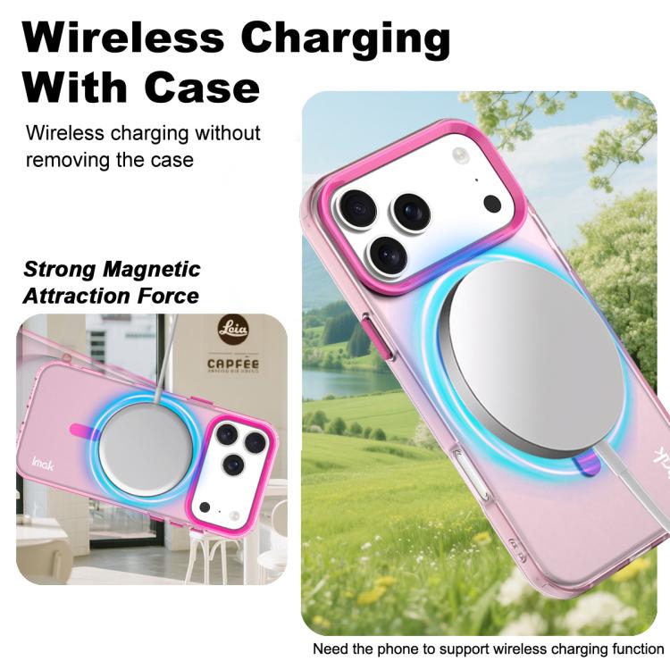 For iPhone 17 Pro Max IMAK Candy Series Shockproof MagSafe Phone Case