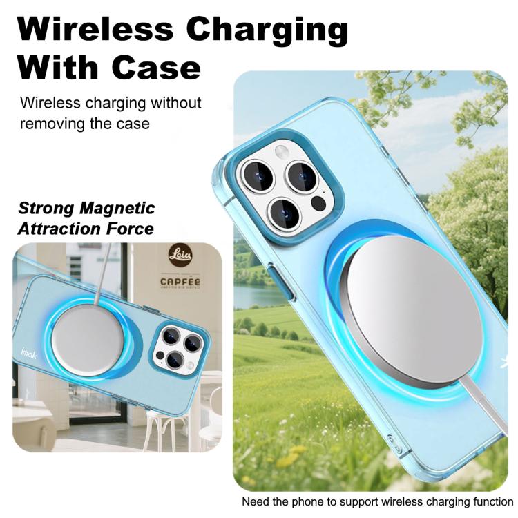 For iPhone 15 Pro IMAK Candy Series Shockproof MagSafe Phone Case