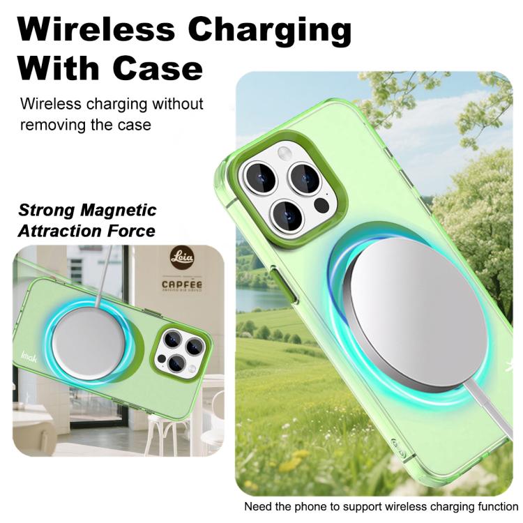 For iPhone 15 Pro IMAK Candy Series Shockproof MagSafe Phone Case