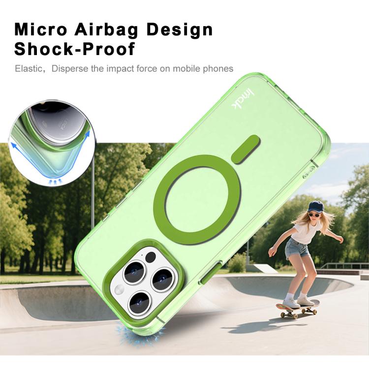 For iPhone 15 Pro IMAK Candy Series Shockproof MagSafe Phone Case