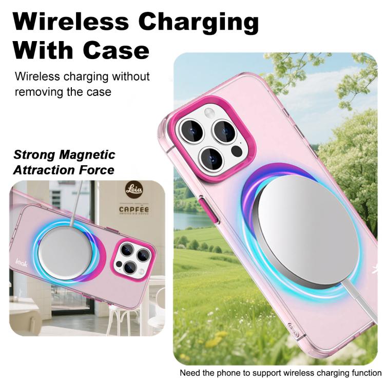 For iPhone 15 Pro IMAK Candy Series Shockproof MagSafe Phone Case