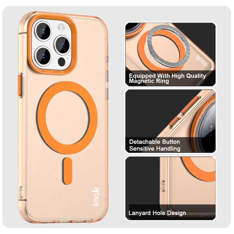 For iPhone 15 Pro IMAK Candy Series Shockproof MagSafe Phone Case