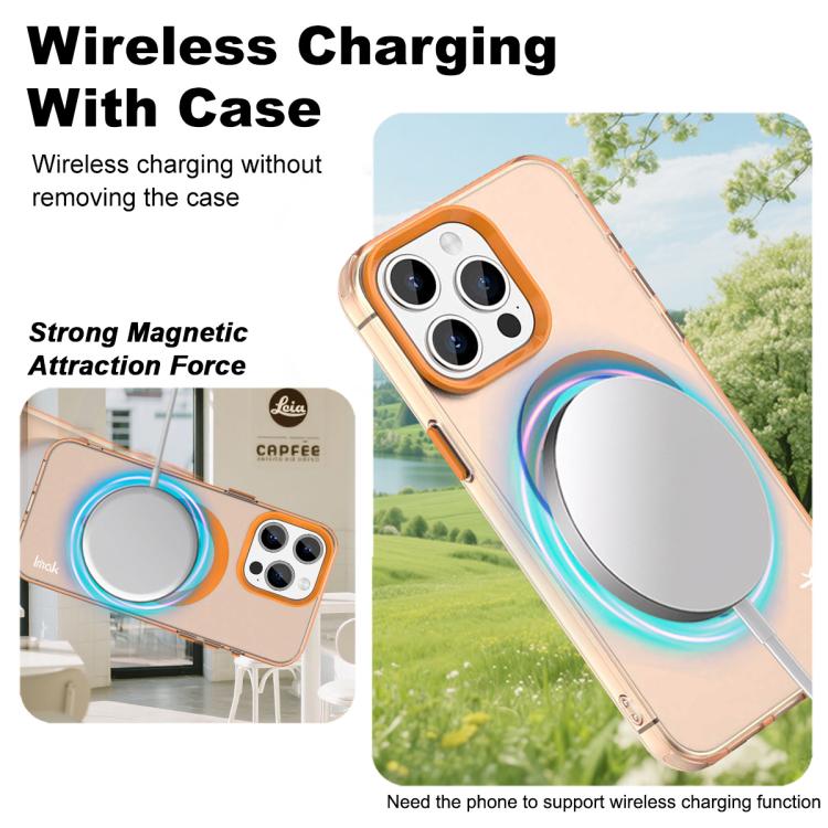 For iPhone 15 Pro IMAK Candy Series Shockproof MagSafe Phone Case