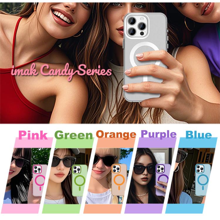 For iPhone 15 Pro IMAK Candy Series Shockproof MagSafe Phone Case