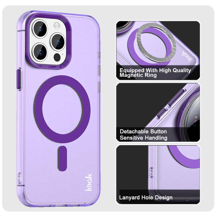 For iPhone 15 Pro IMAK Candy Series Shockproof MagSafe Phone Case
