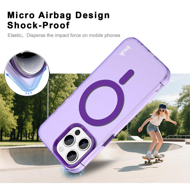 For iPhone 15 Pro IMAK Candy Series Shockproof MagSafe Phone Case