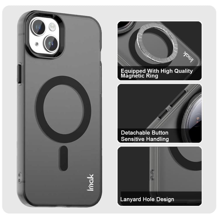 For iPhone 13 / 14 IMAK Candy Series Shockproof MagSafe Phone Case