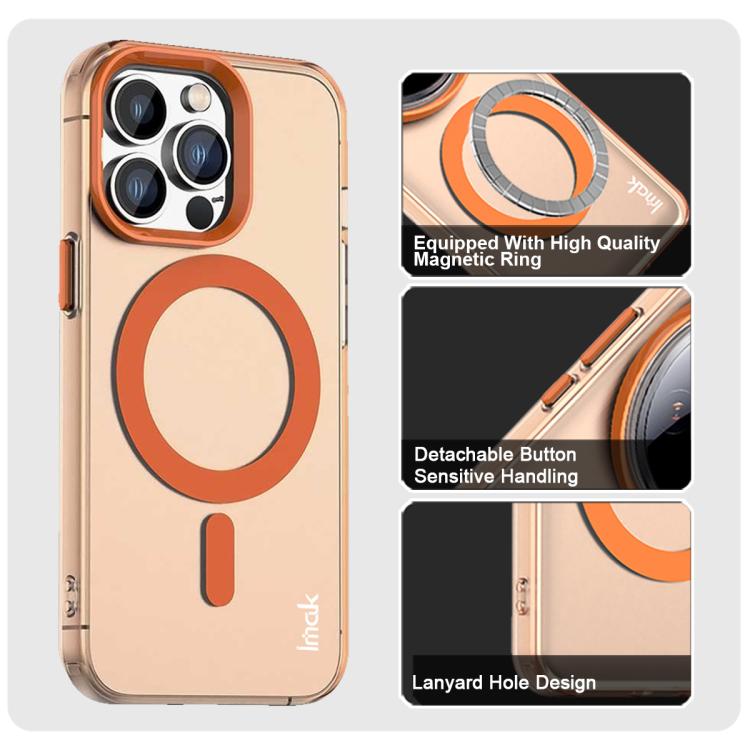 For iPhone 14 Pro IMAK Candy Series Shockproof MagSafe Phone Case