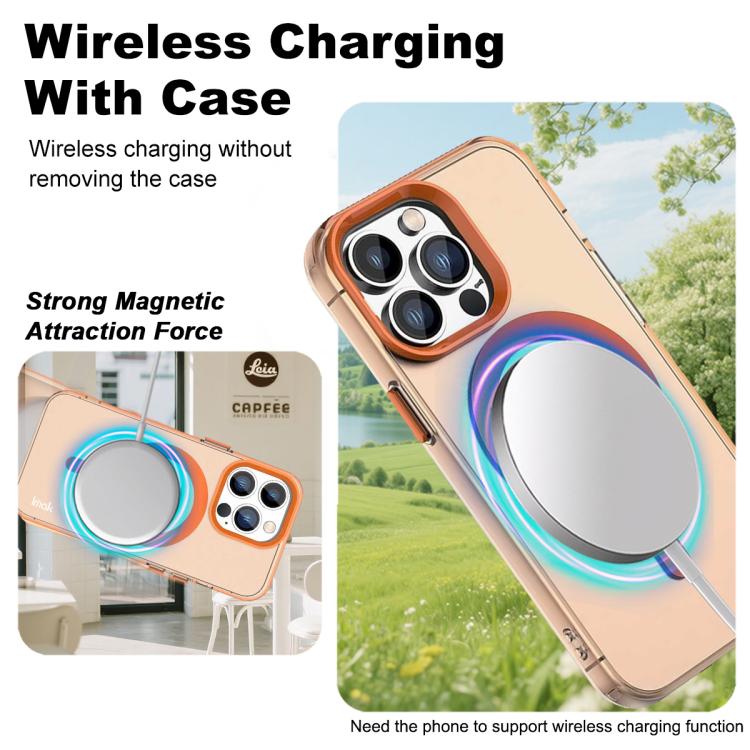 For iPhone 14 Pro Max IMAK Candy Series Shockproof MagSafe Phone Case