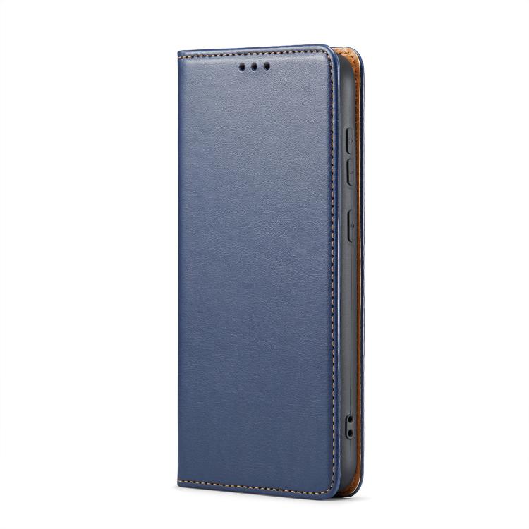 For Samsung Galaxy S26+ 5G Fierre Shann PU Genuine Leather Texture Phone Case