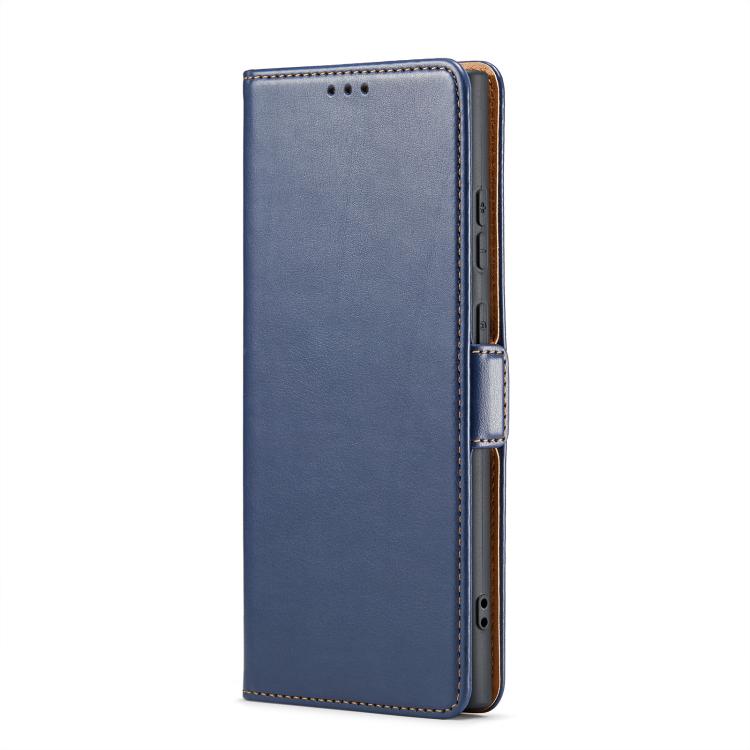 For Samsung Galaxy S26 Ultra 5G Fierre Shann PU Genuine Leather Texture Phone Case