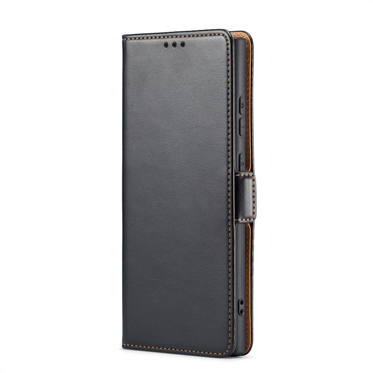 For Samsung Galaxy S26 Ultra 5G Fierre Shann PU Genuine Leather Texture Phone Case