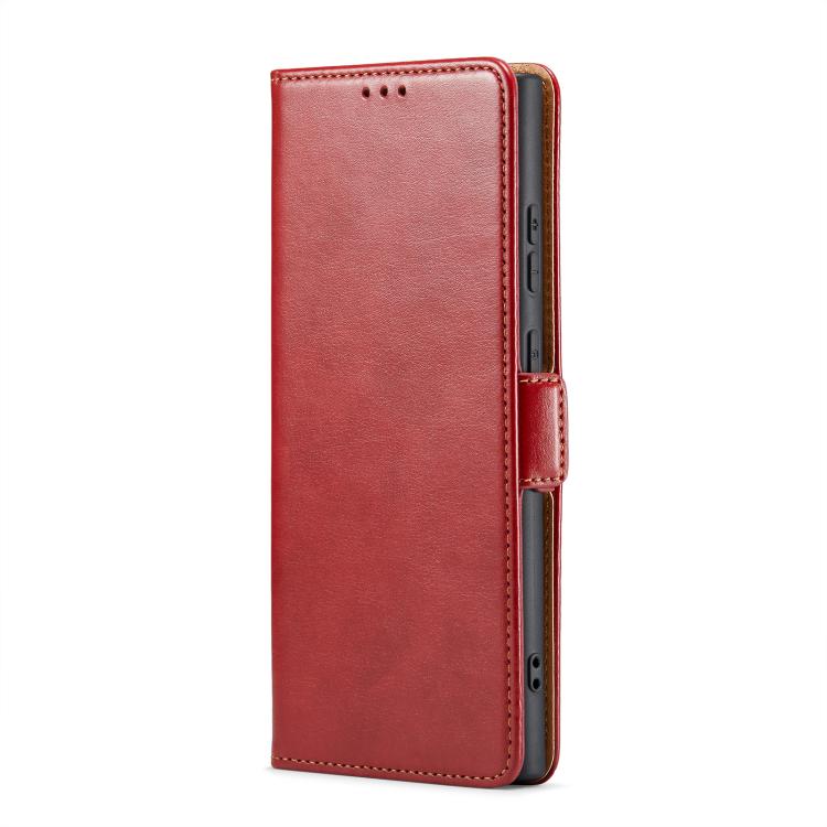 For Samsung Galaxy S26 Ultra 5G Fierre Shann PU Genuine Leather Texture Phone Case