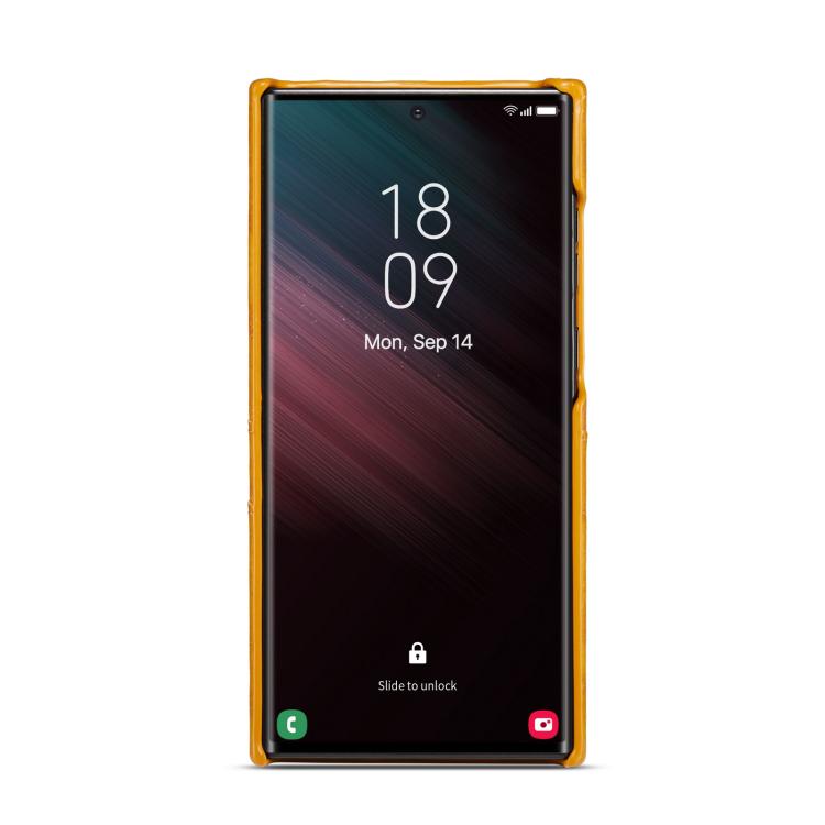 For Samsung Galaxy S25 Ultra 5G Fierre Shann Retro Oil Wax Texture Card Slots PU Leather Phone Case
