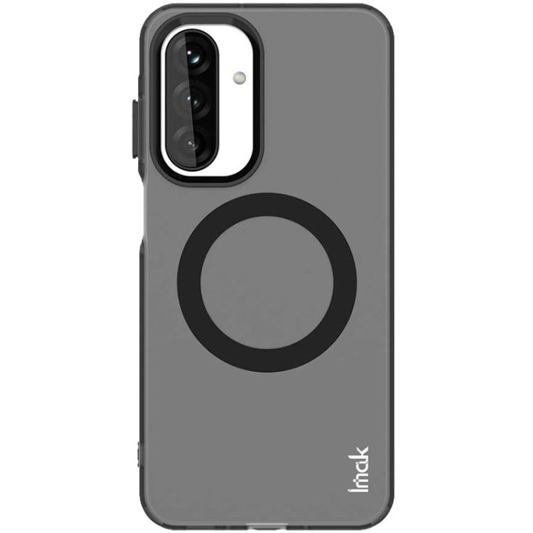 For Samsung Galaxy A26 5G IMAK Chocolate Series TPU + PET MagSafe Phone Case - Black
