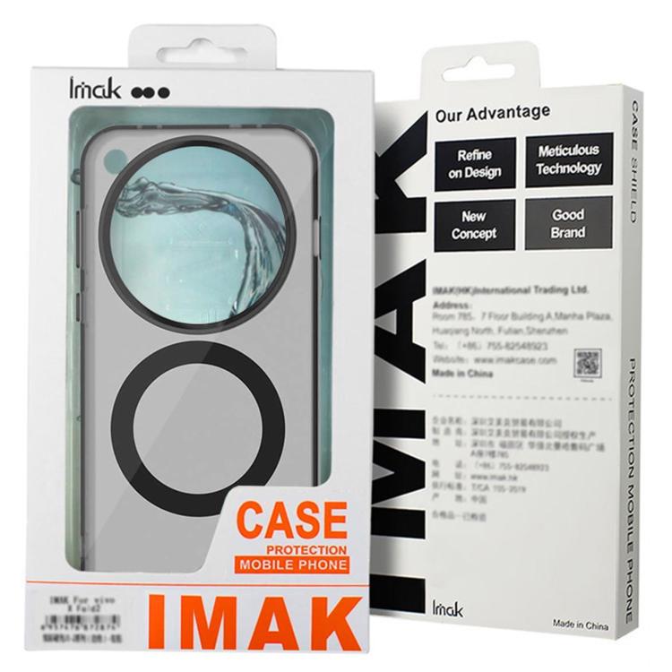 For Samsung Galaxy A26 5G IMAK Chocolate Series TPU + PET MagSafe Phone Case - Black