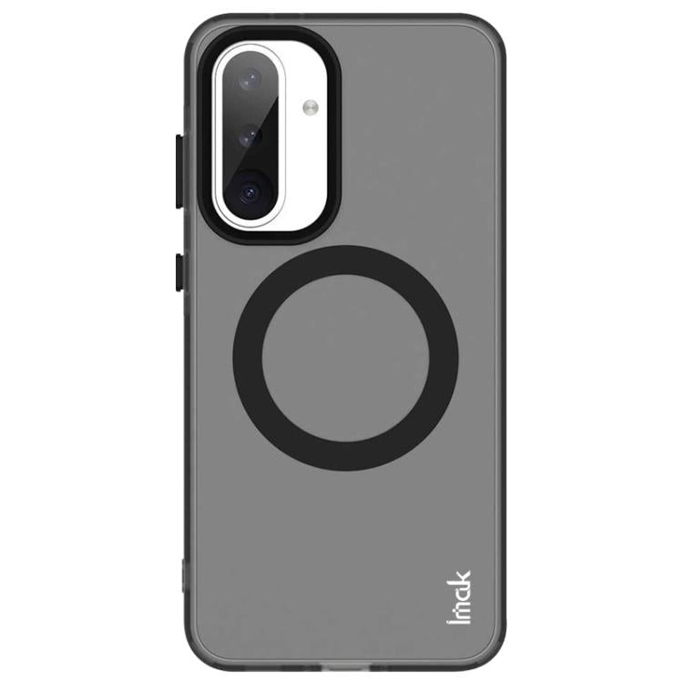 For Samsung Galaxy A36 5G IMAK Chocolate Series TPU + PET MagSafe Phone Case - Black