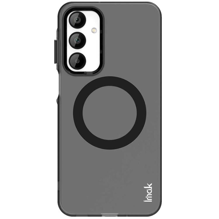 For Samsung Galaxy A16 5G / 4G IMAK Chocolate Series TPU + PET MagSafe Phone Case - Black