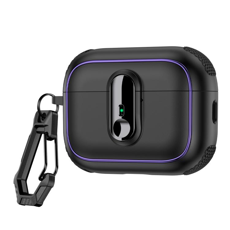 For AirPods Pro 2 Armor Magnetic Wireless Earphones Case with Security Lock